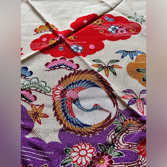 Authentic Japanese fabric used to wrap gifts or bento boxes - Picture 2 of 7